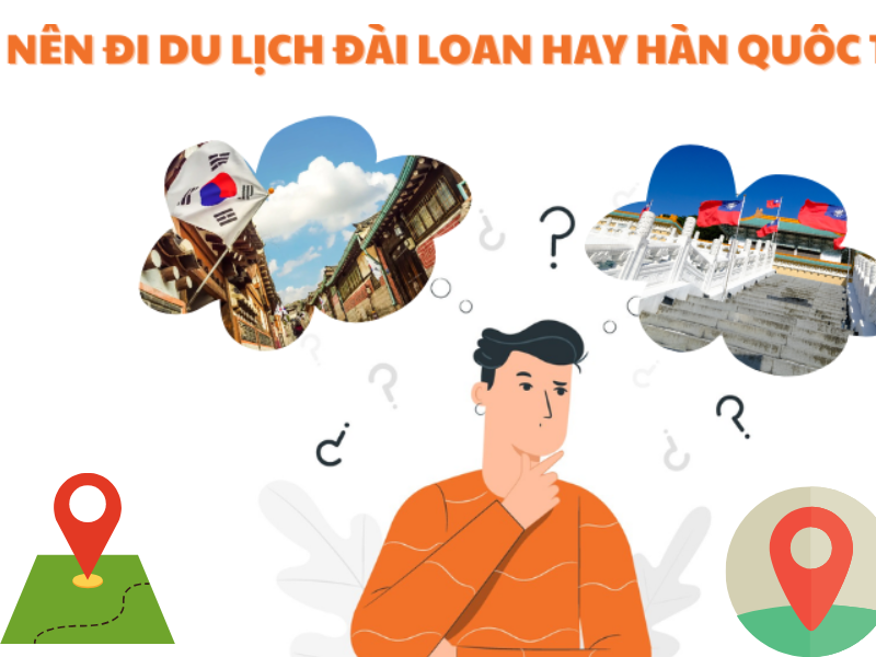 Nên đi du lịch Đài Loan hay Hàn Quốc